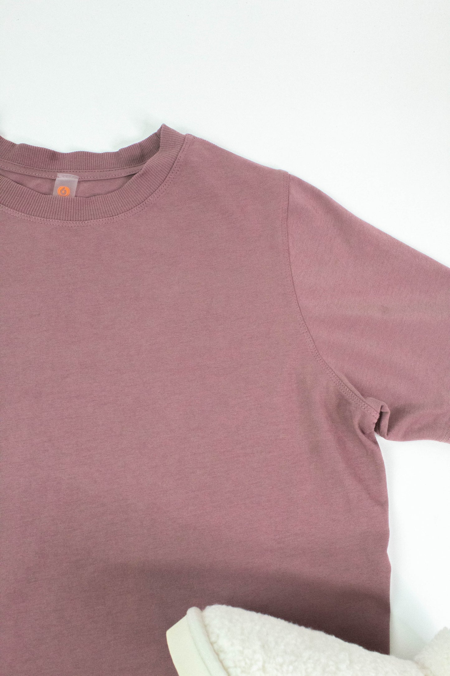  Adalynn Classic Boxy Fit Tee, Rose Taupe