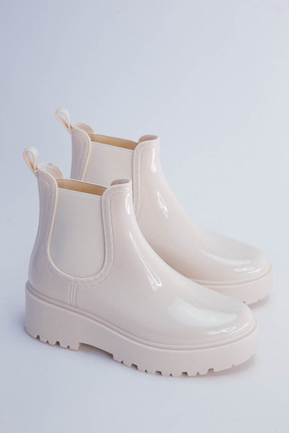  Penny Rain Boot, White | Beach By Matisse