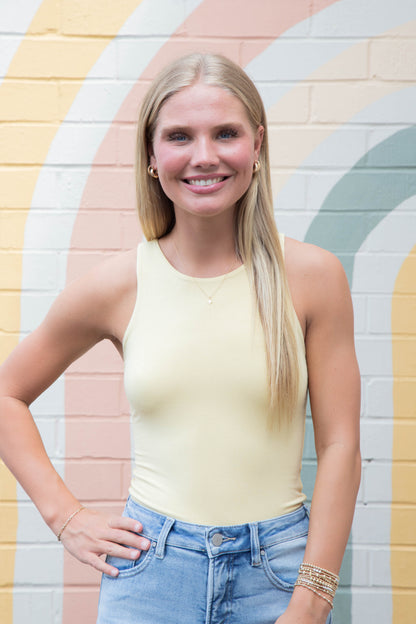 Be Cool Sawyer Basic Tank Top, Squash