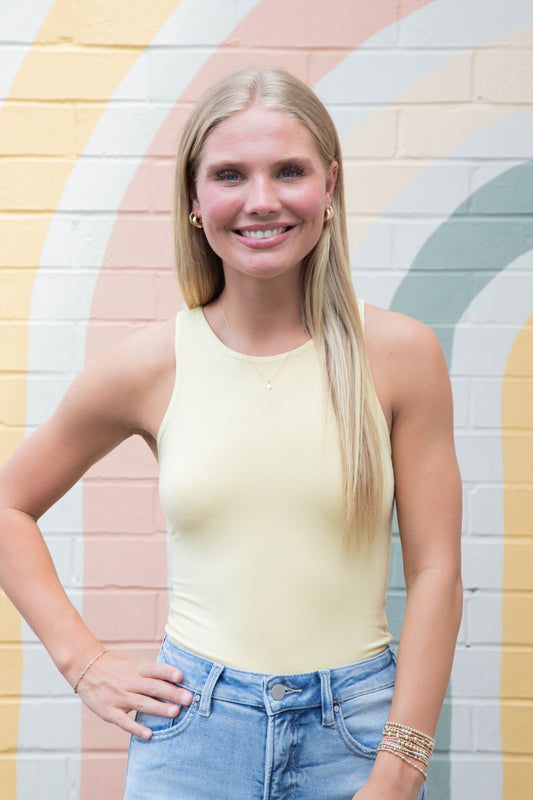 Be Cool Sawyer Basic Tank Top, Squash