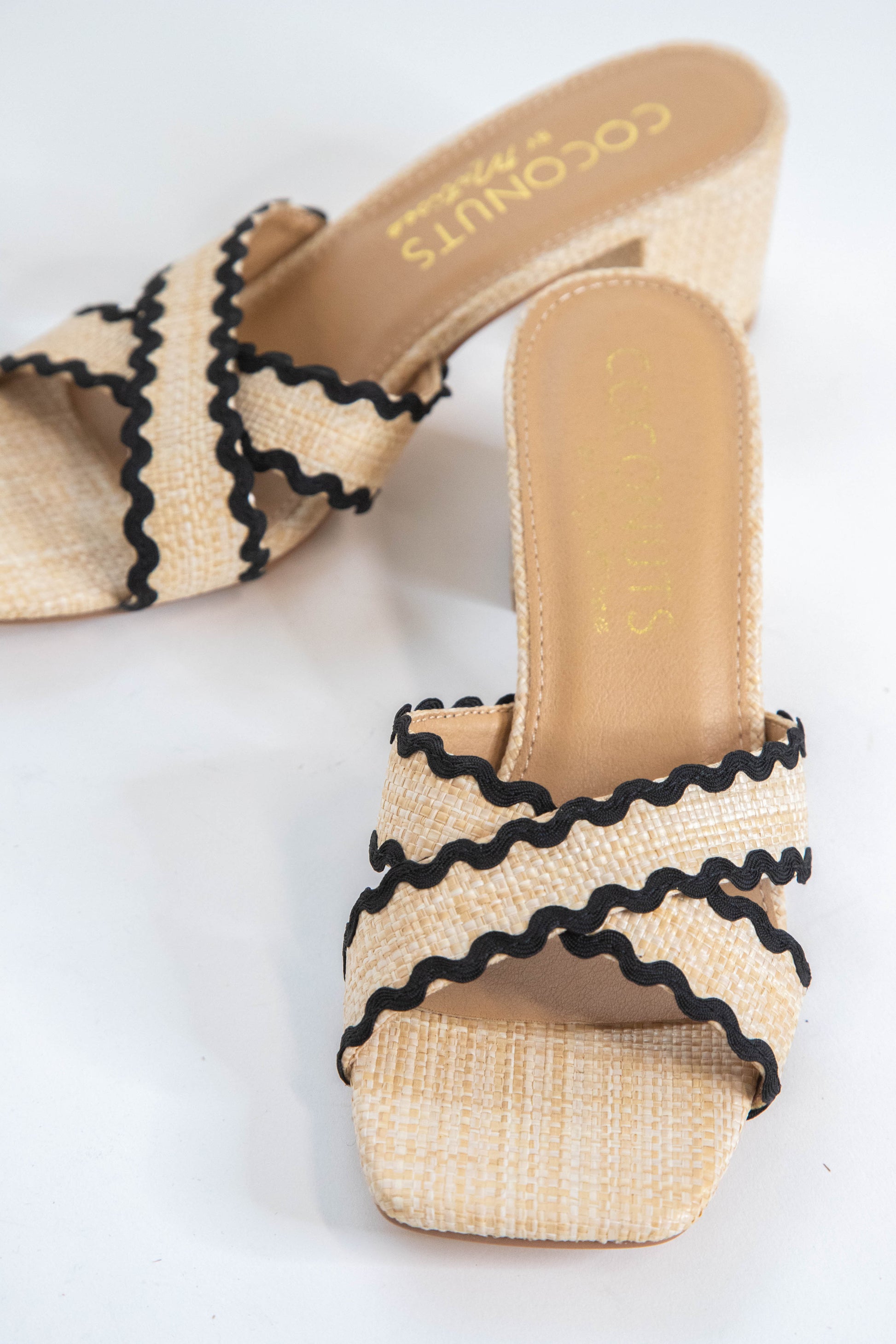  Principessa Crisscross Slide On Heel, Natural | Coconuts By Matisse