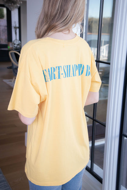  Nirvana Heart Shaped Box Merch Tee, Dusty Gold | Daydreamer