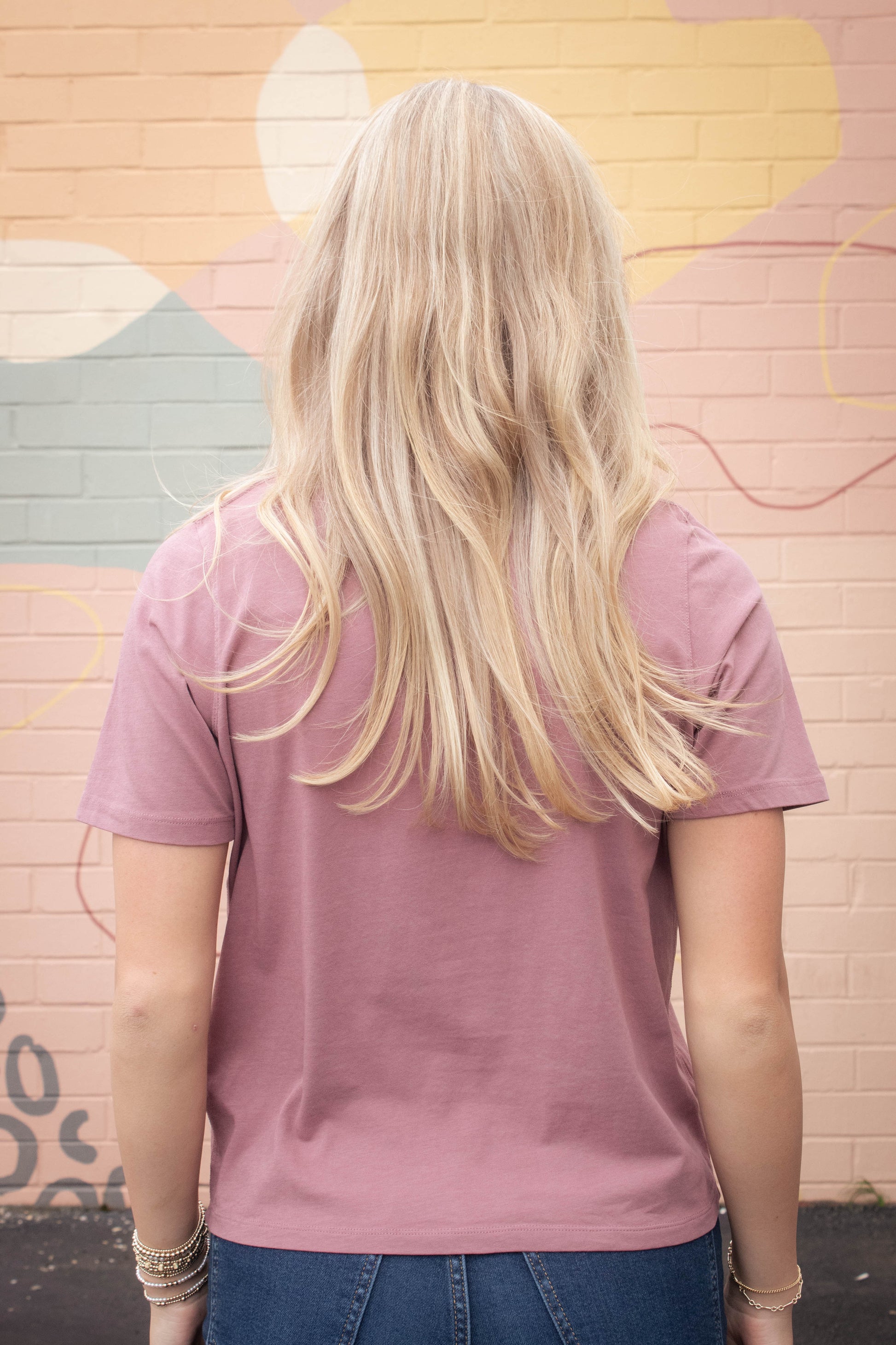  Adalynn Classic Boxy Fit Tee, Rose Taupe