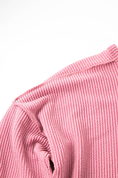  Katerina Rib Knit Seam Detail Top, Cinnamon | Plus Size