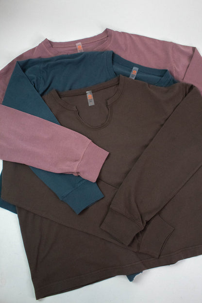  Melanie Notch Neck Top, Midnight Navy