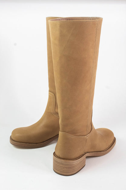 Riggs Tall Leather Boots, Banana Leaf | Steve Madden