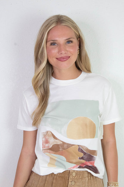  Moments Boyfriend Tee, Sea Salt | Z Supply