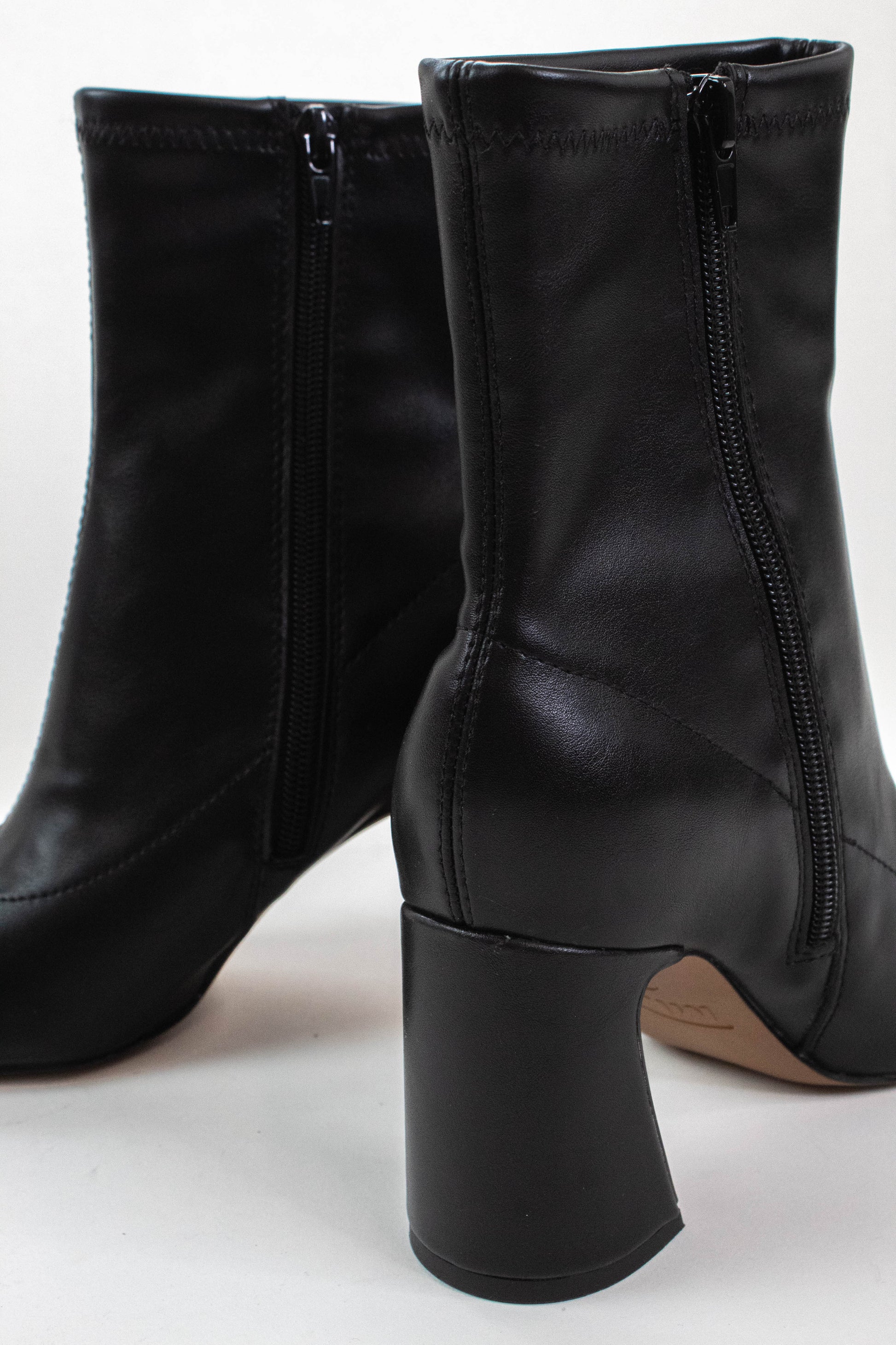  Thiva Block Heel Dress Bootie, Black