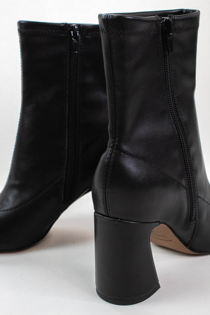  Thiva Block Heel Dress Bootie, Black
