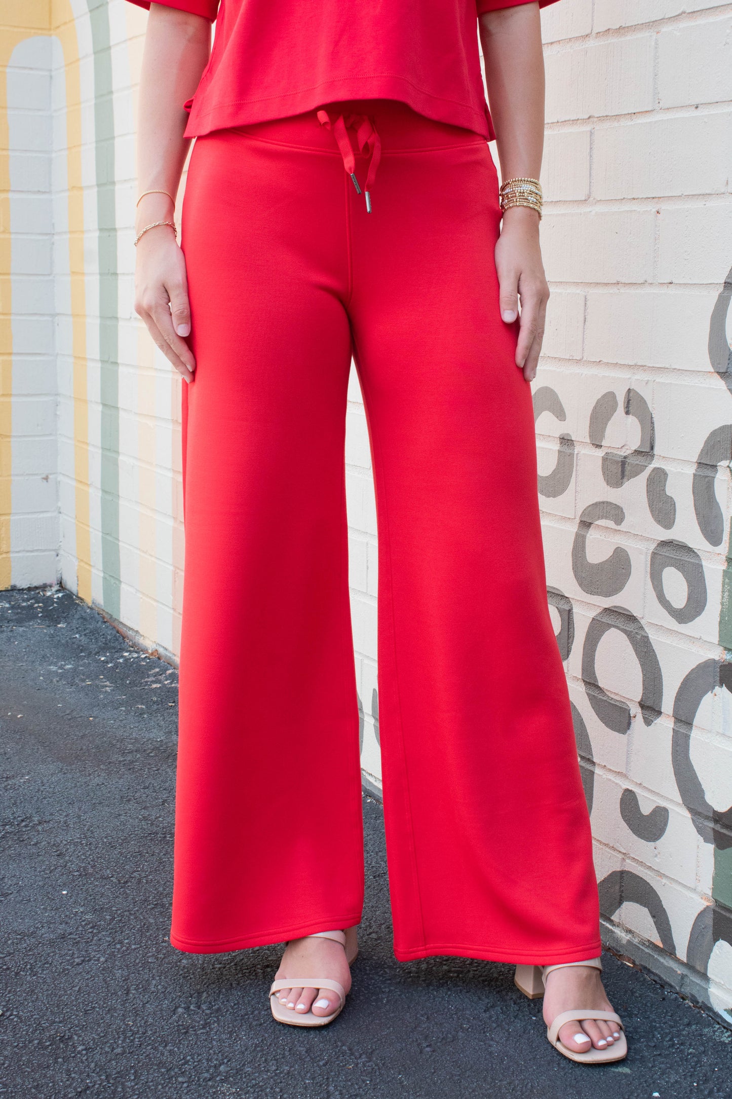  Airessentials Wide Leg Pant, Spanx Red | SPANX