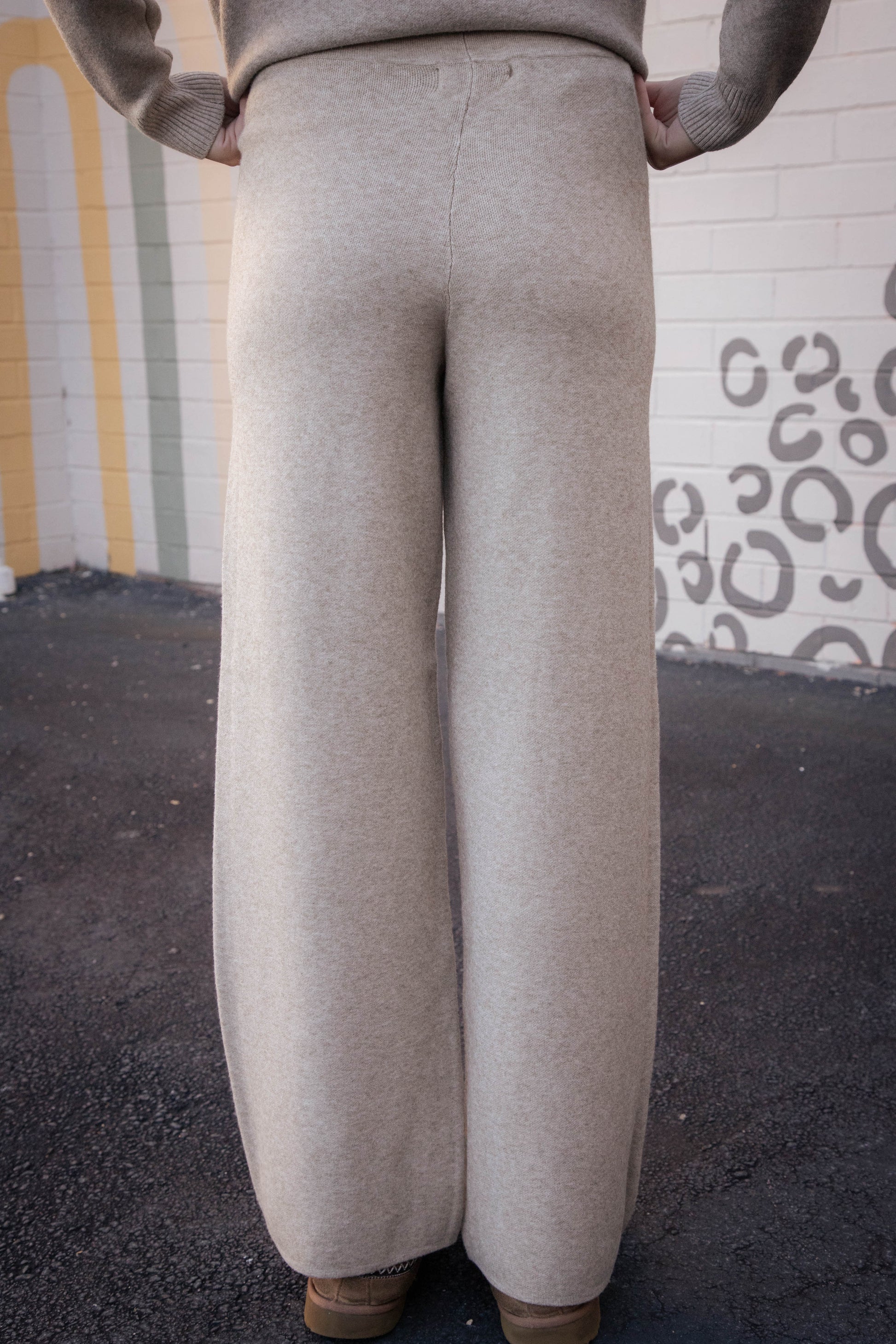  Kelsie Knit Pants, Stone | Sadie & Sage