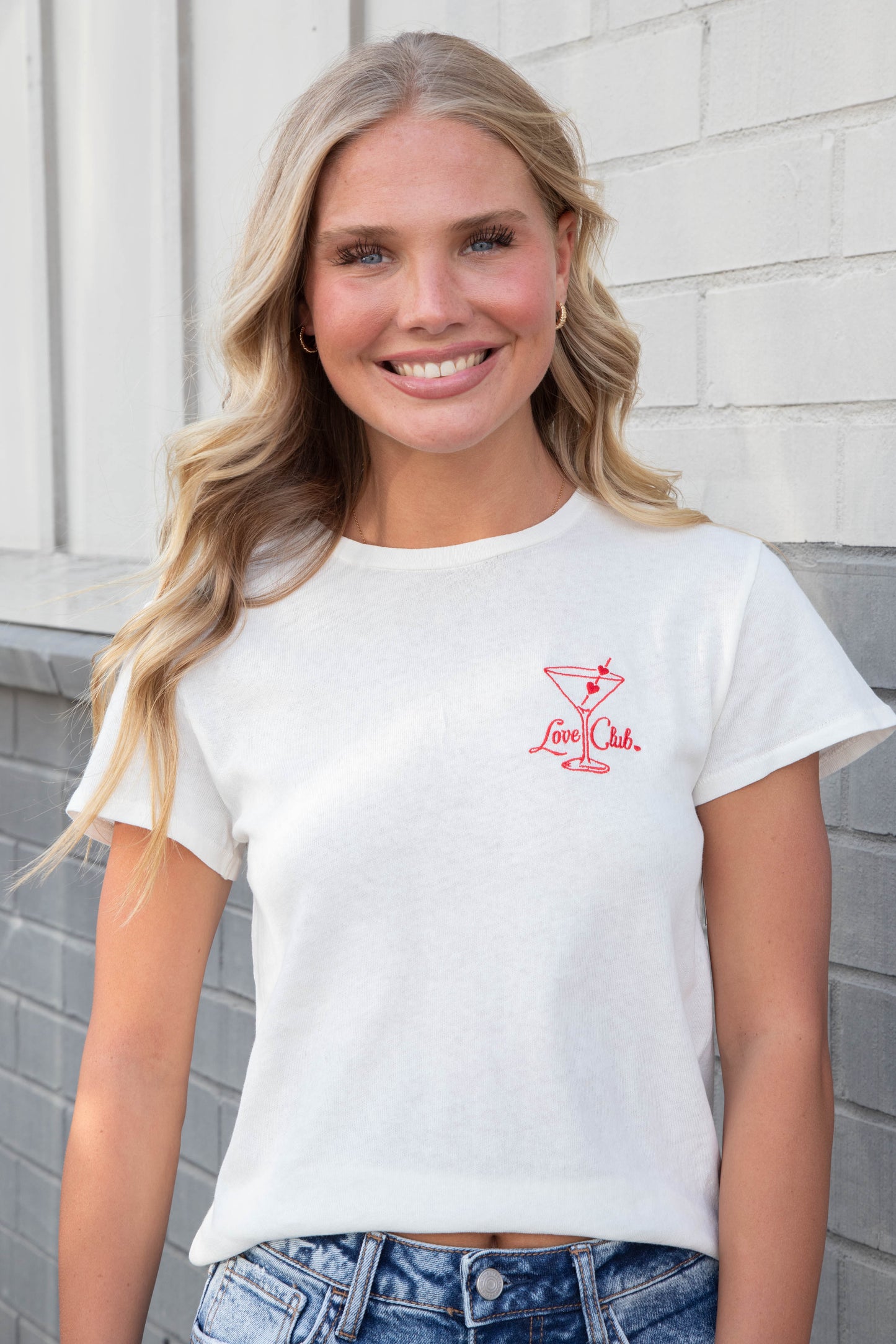  Love Club Daytrip Tee, Sea Salt | Z Supply