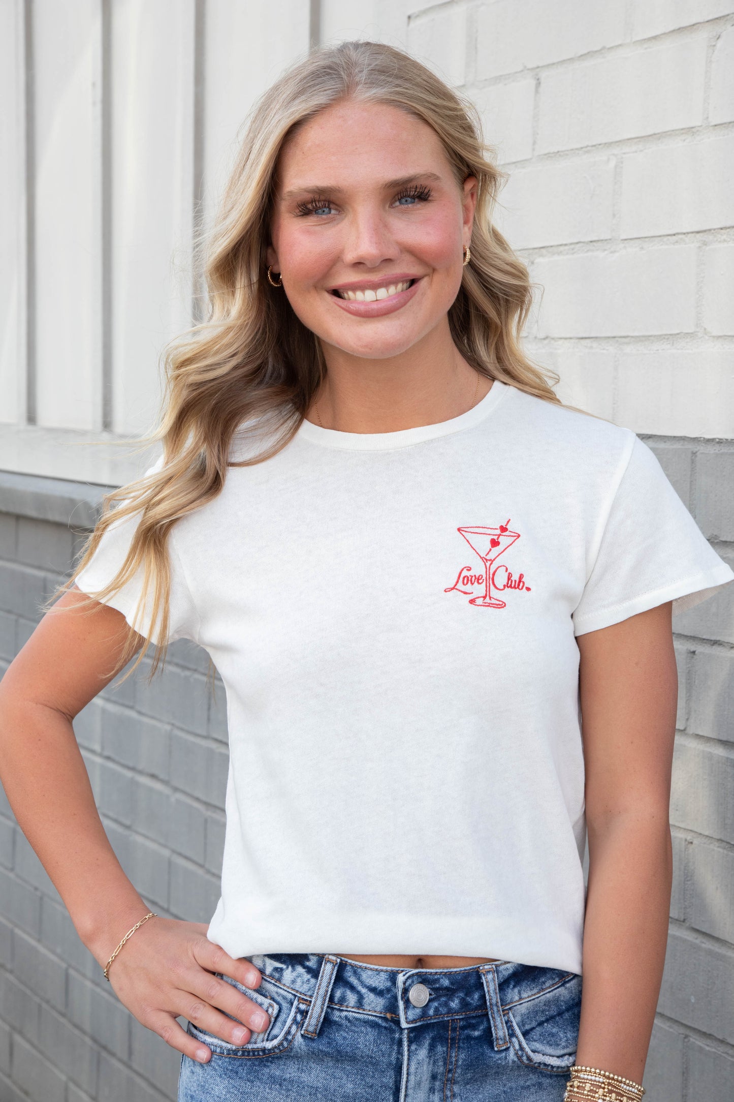  Love Club Daytrip Tee, Sea Salt | Z Supply