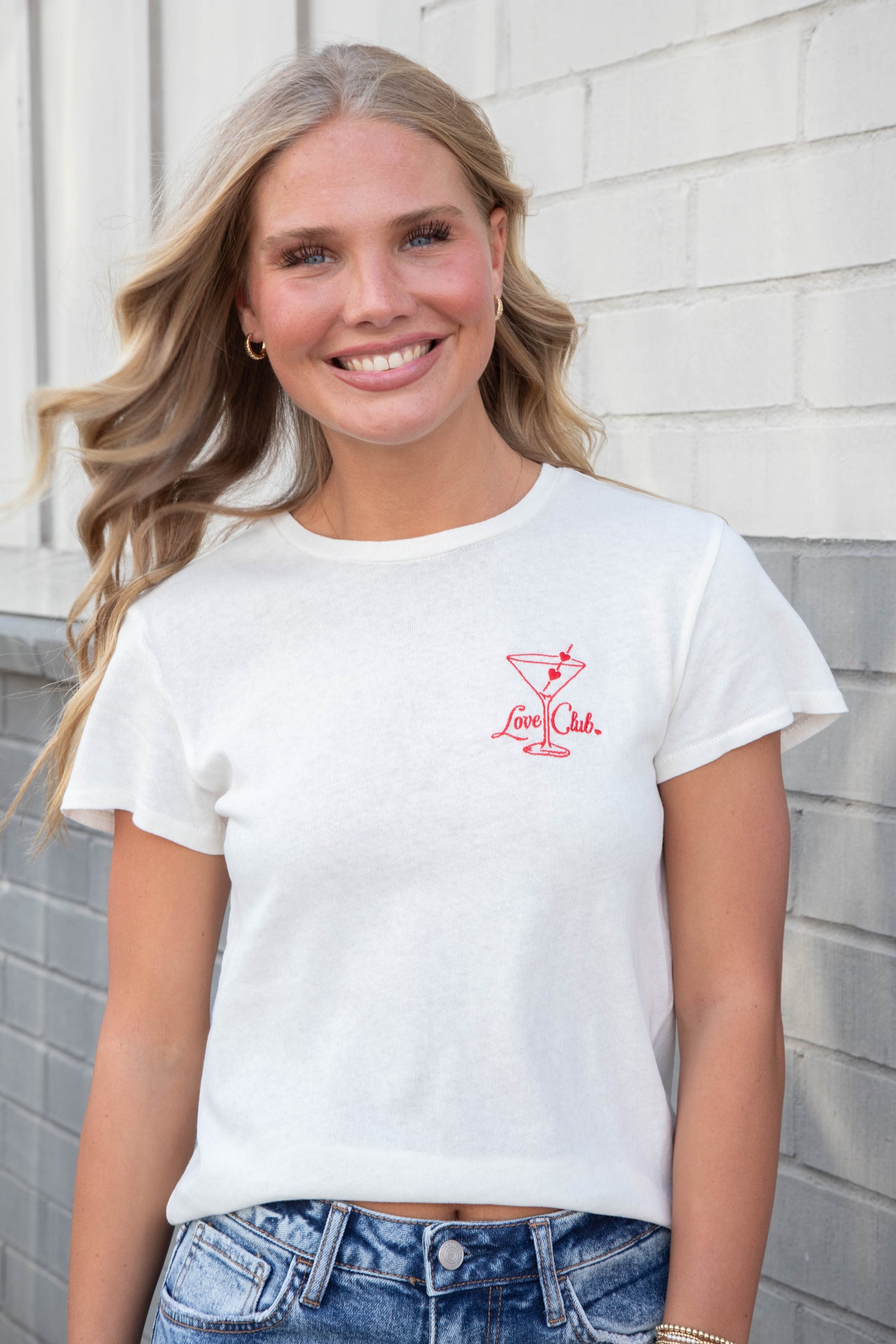  Love Club Daytrip Tee, Sea Salt | Z Supply