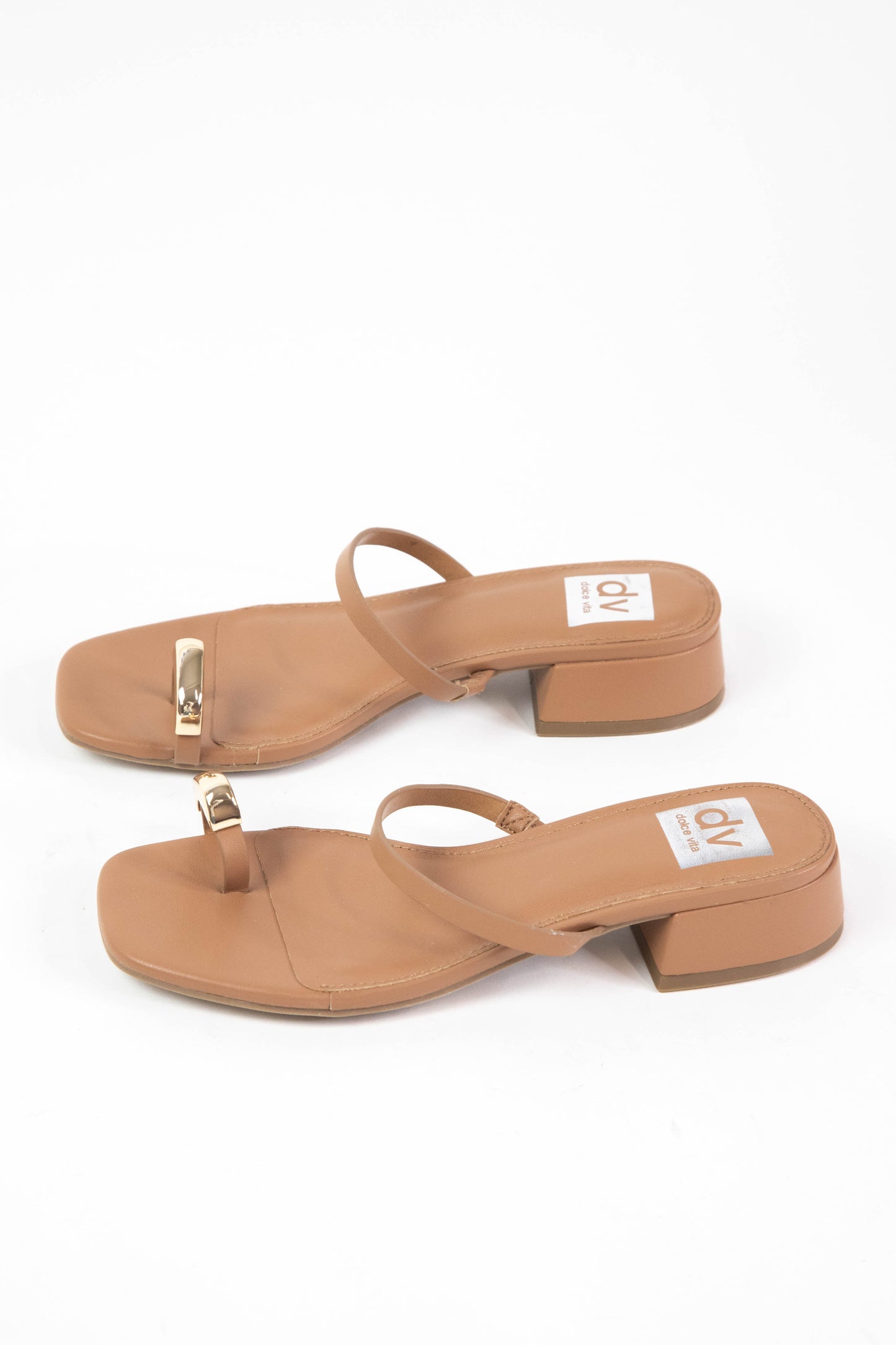  Narra Low Heel Sandal, Toffee | DV By Dolce Vita