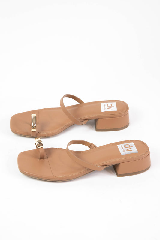  Narra Low Heel Sandal, Toffee | DV By Dolce Vita