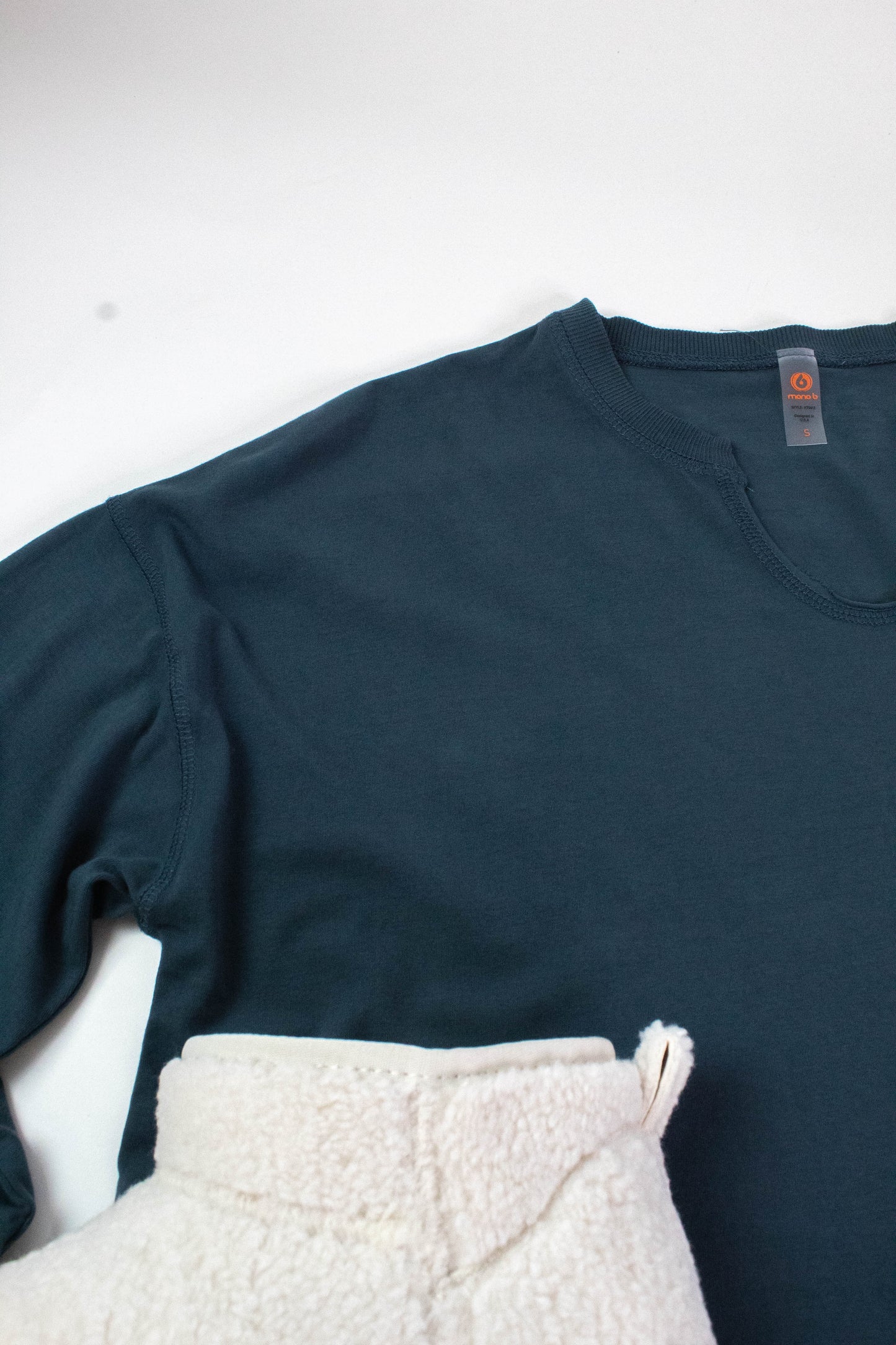  Melanie Notch Neck Top, Midnight Navy