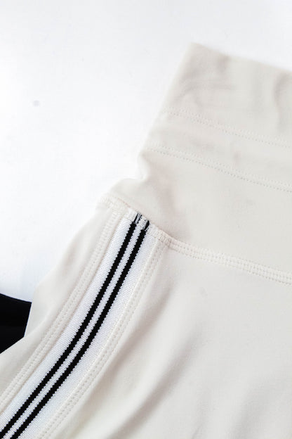  June Side Stripe Skort, Cream | Cream Yoga