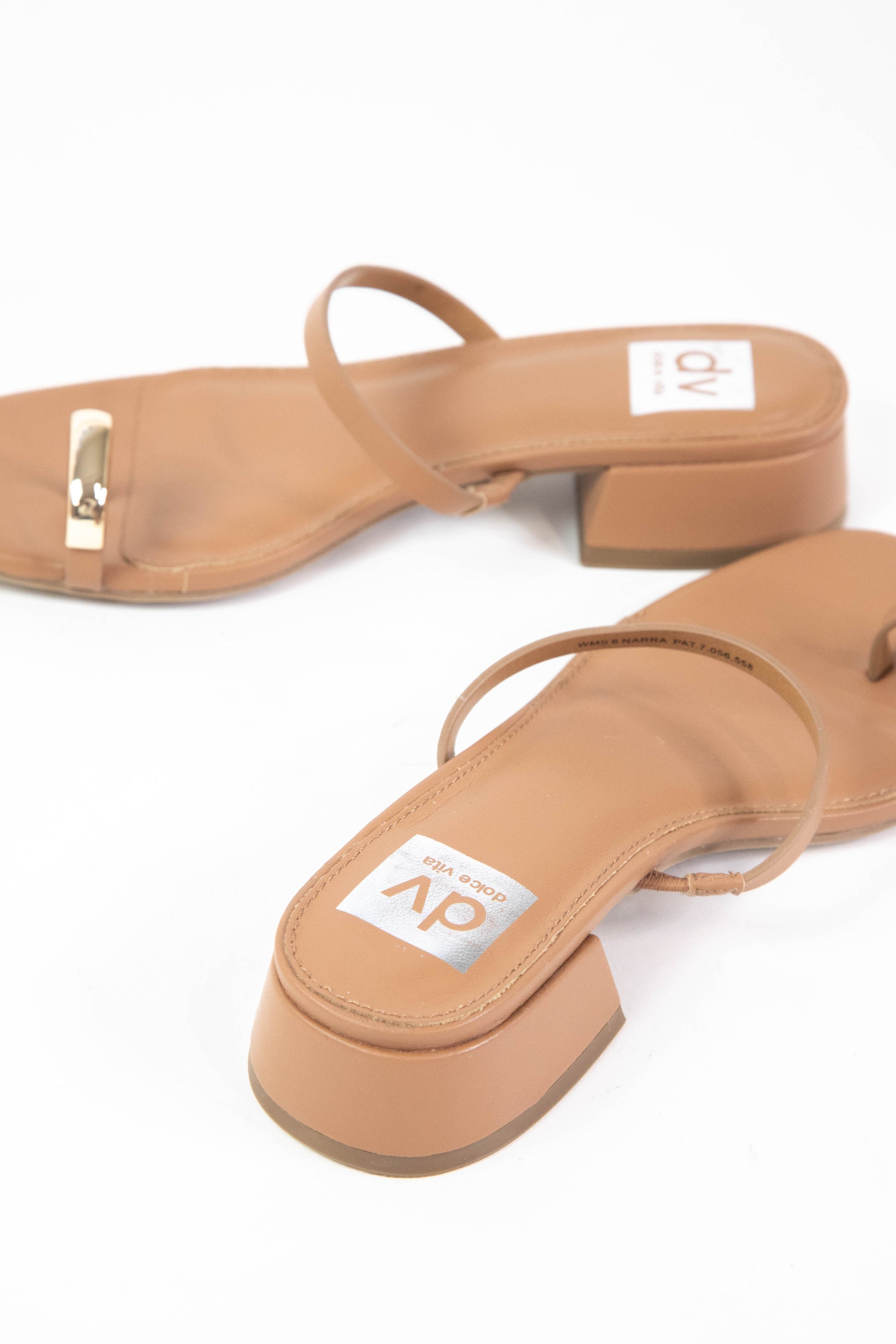  Narra Low Heel Sandal, Toffee | DV By Dolce Vita