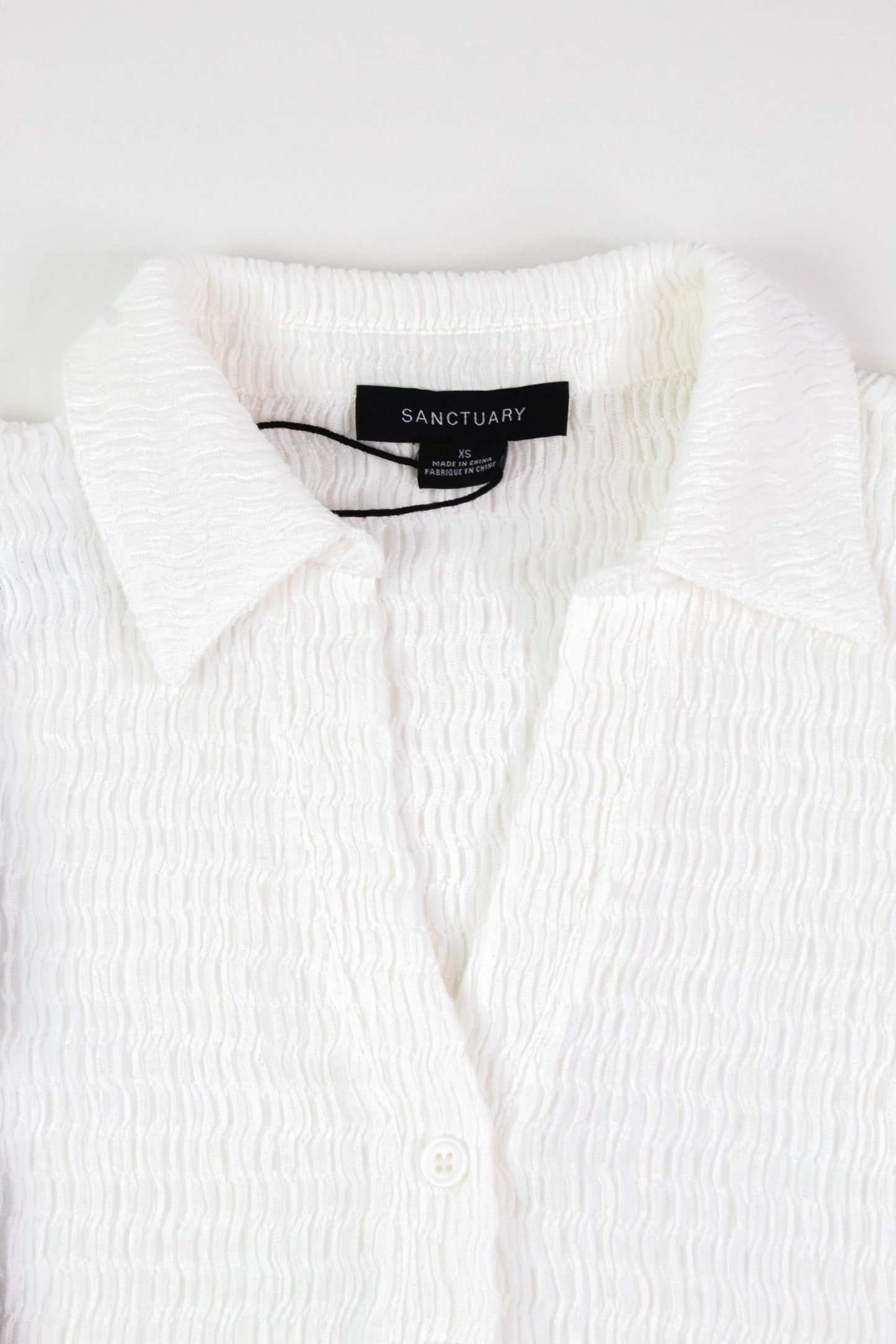  Evelyn Textured Top, Chalk | Sanctuary