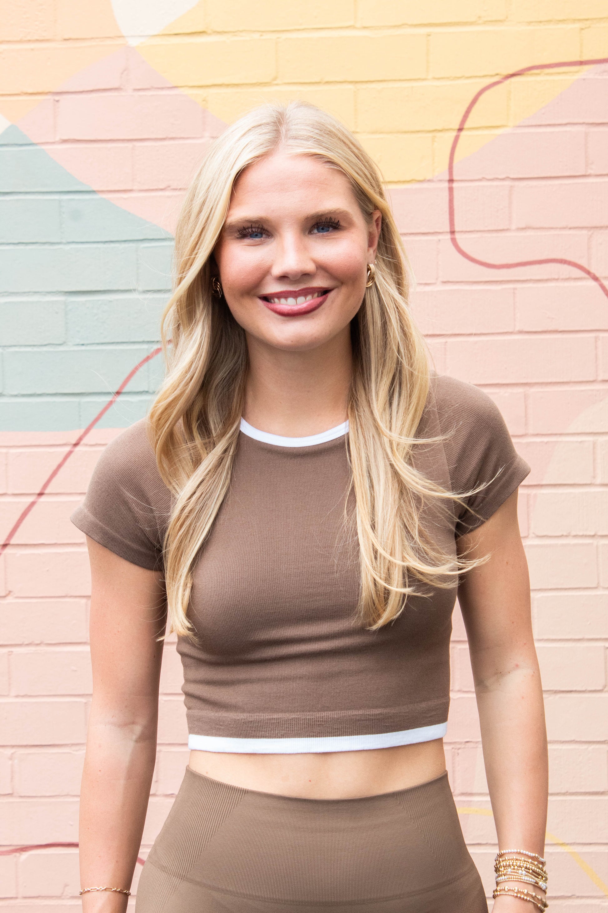  Sandra Muscle Tank, Latte | Cream Yoga