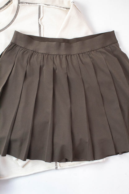  Full Swing Pleated Skirt, Tavern | Z Supply