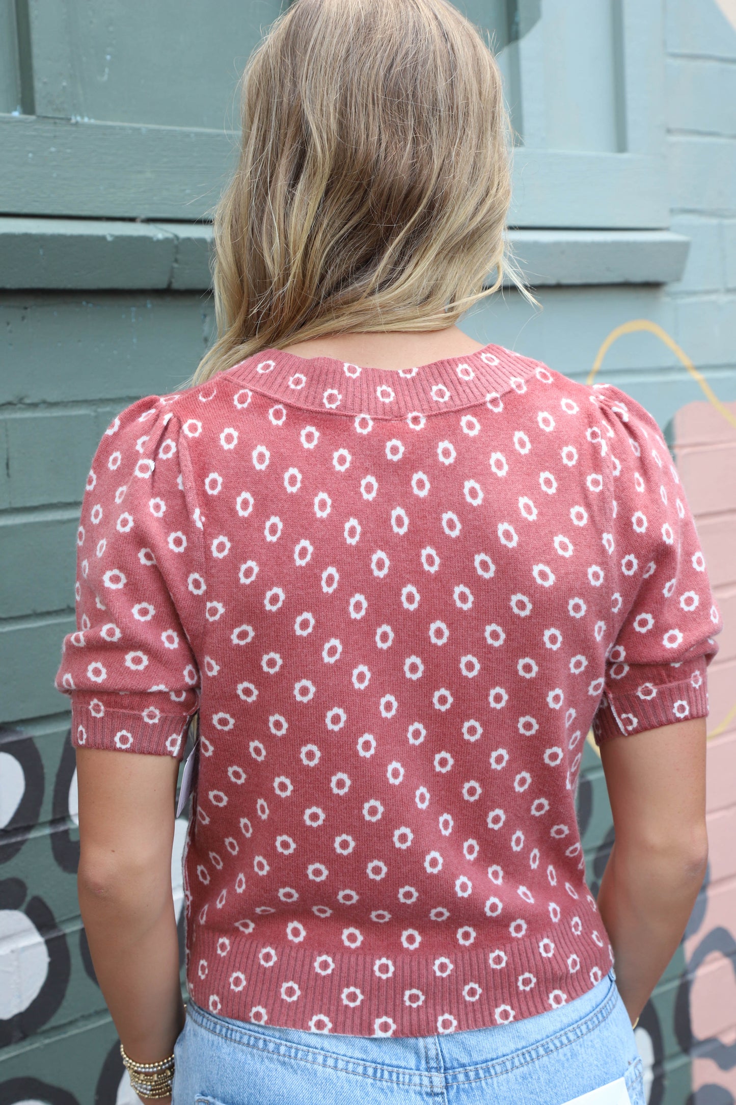  Isla Patterned Cardi, Daisy Combo | Free People