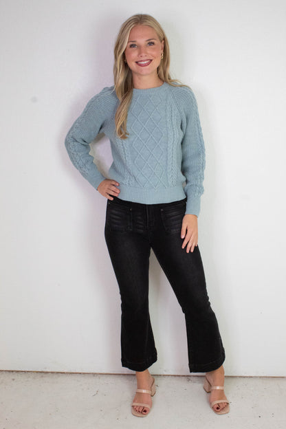  Nomad Cable Popover, Sky Gray | Sanctuary