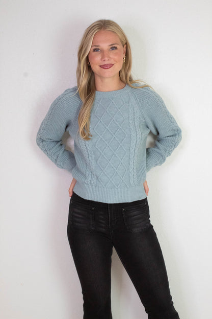  Nomad Cable Popover, Sky Gray | Sanctuary