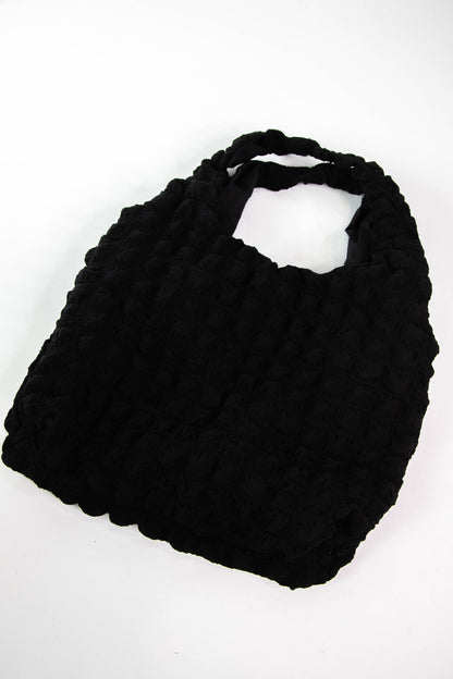  Cloud Puff Shoulder Bag, Black