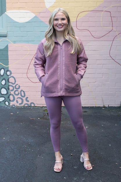  Isabelle Cloud Light Contour Leggings, Rose Taupe