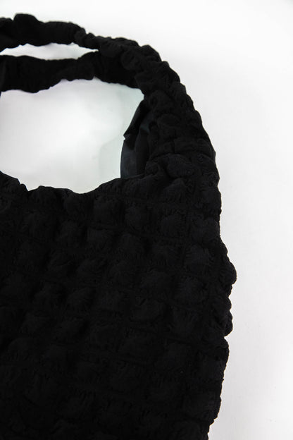  Cloud Puff Shoulder Bag, Black