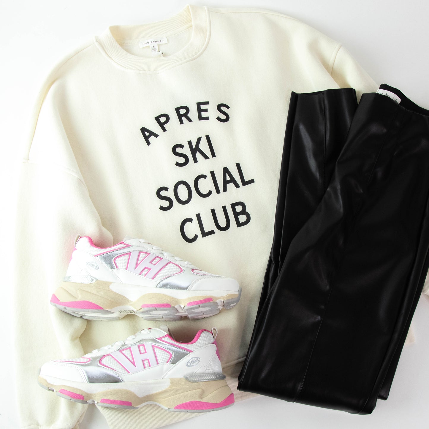  Dash Logo Running Sneaker, White/Silver/Pink | Vintage Havana