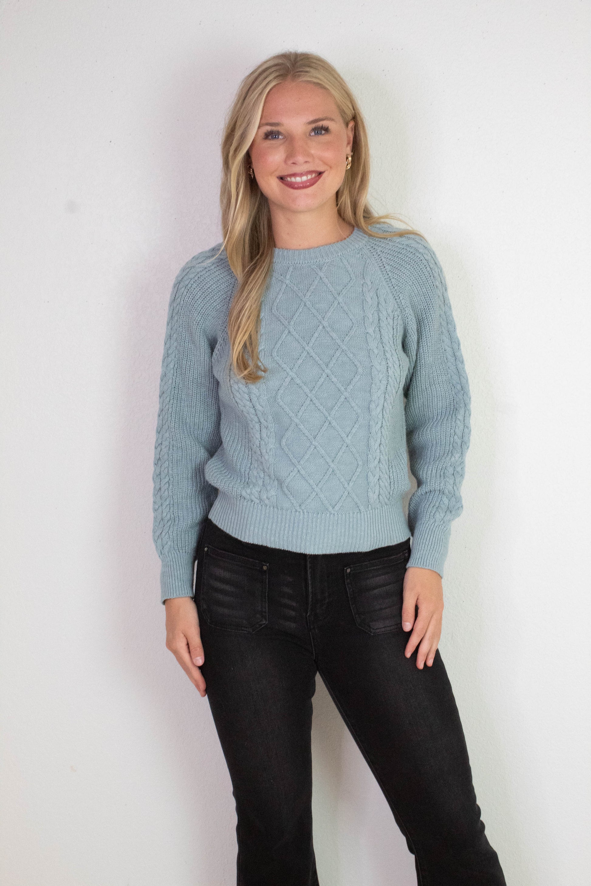  Nomad Cable Popover, Sky Gray | Sanctuary