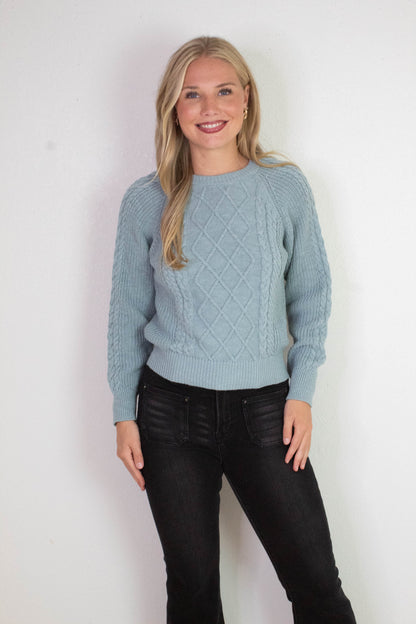  Nomad Cable Popover, Sky Gray | Sanctuary