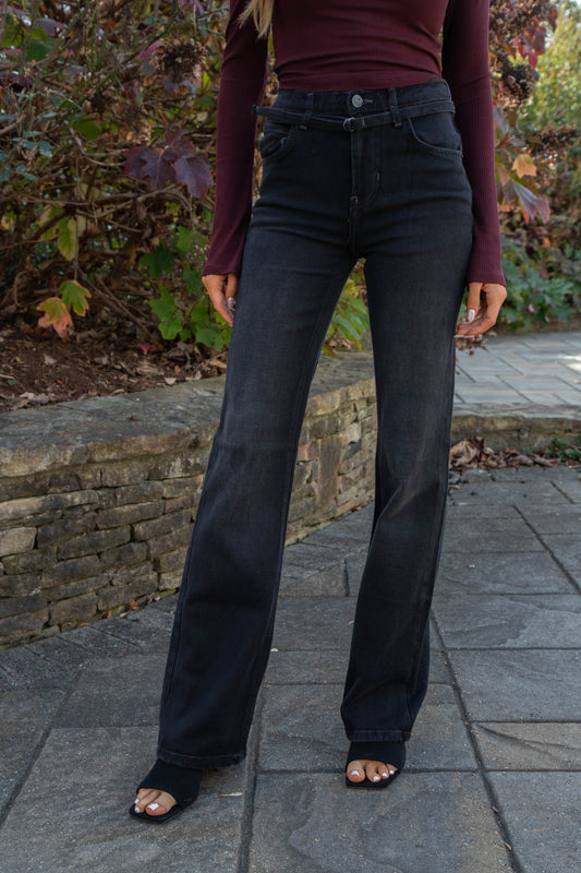  Sabine Slim A-Line Jeans, Smokeshow | Free People