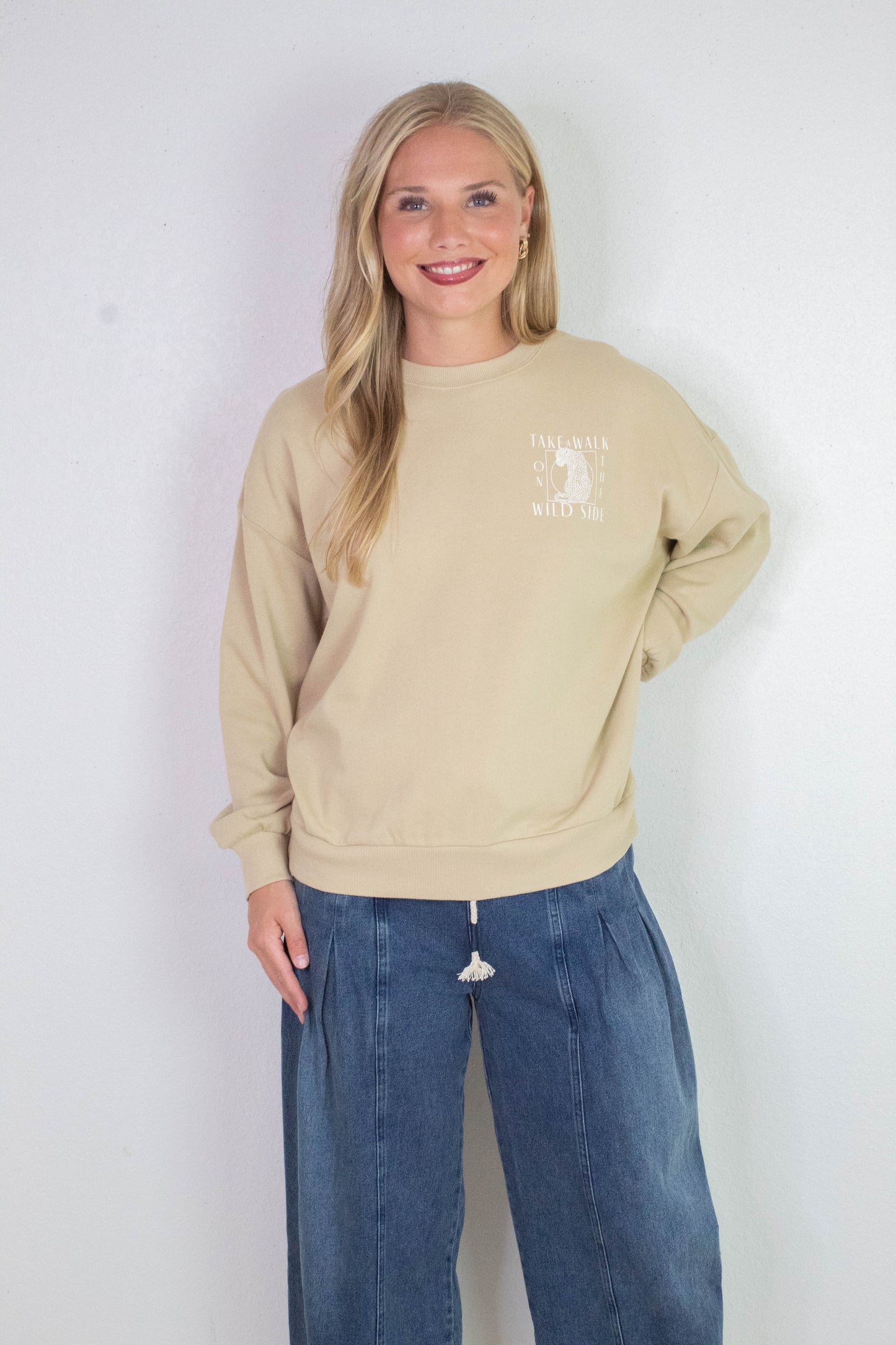 Wild Side Sweatshirt, Washed Gold | Z Supply