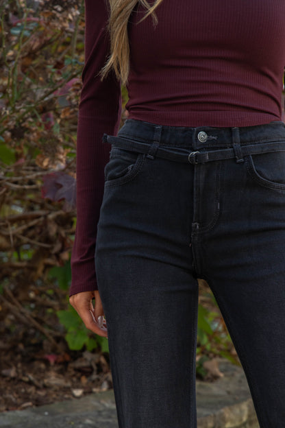  Sabine Slim A-Line Jeans, Smokeshow | Free People