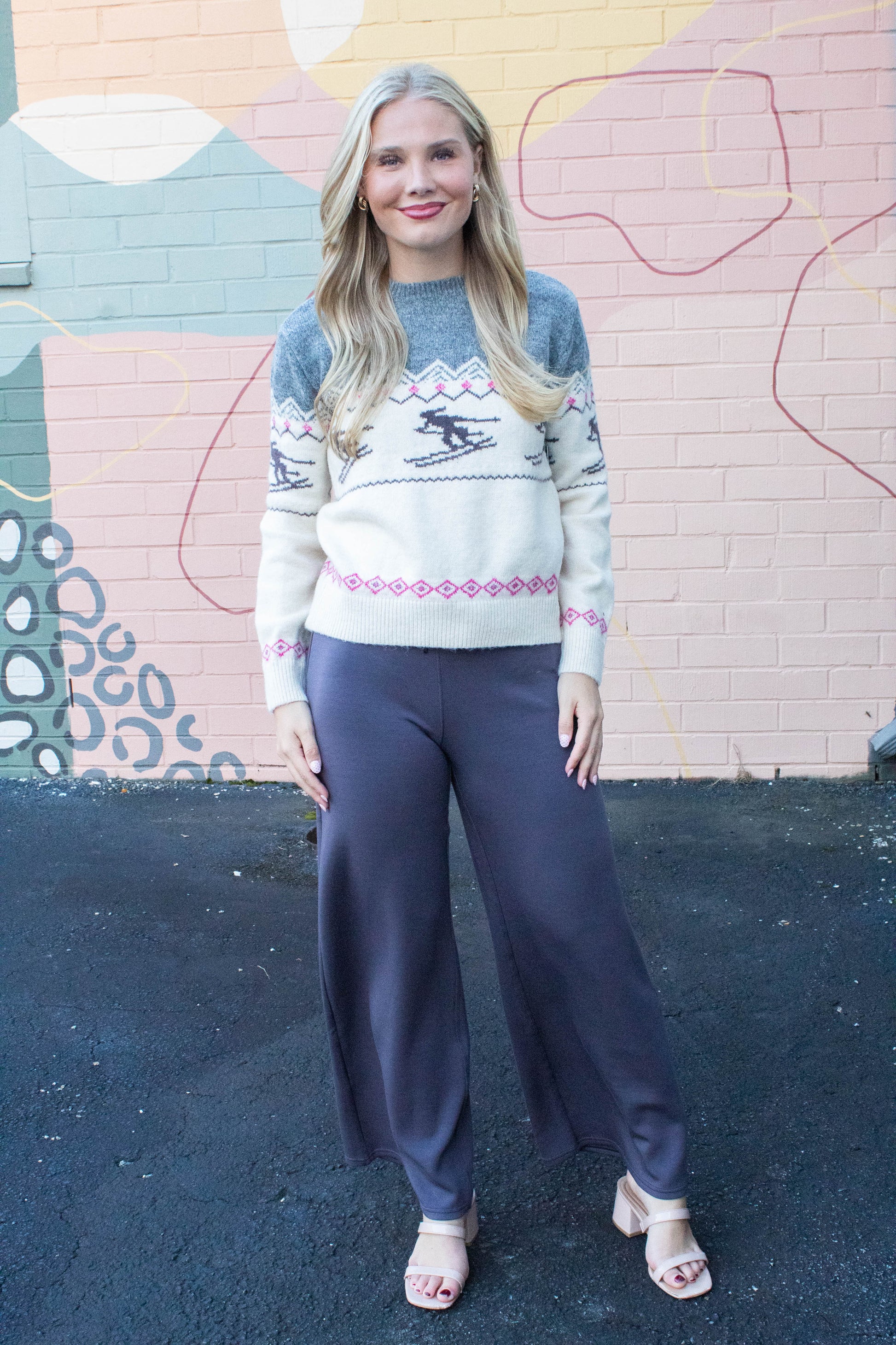  Airessentials Wide Leg Pant, Storm | SPANX