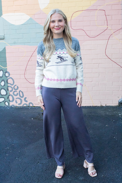  Airessentials Wide Leg Pant, Storm | SPANX