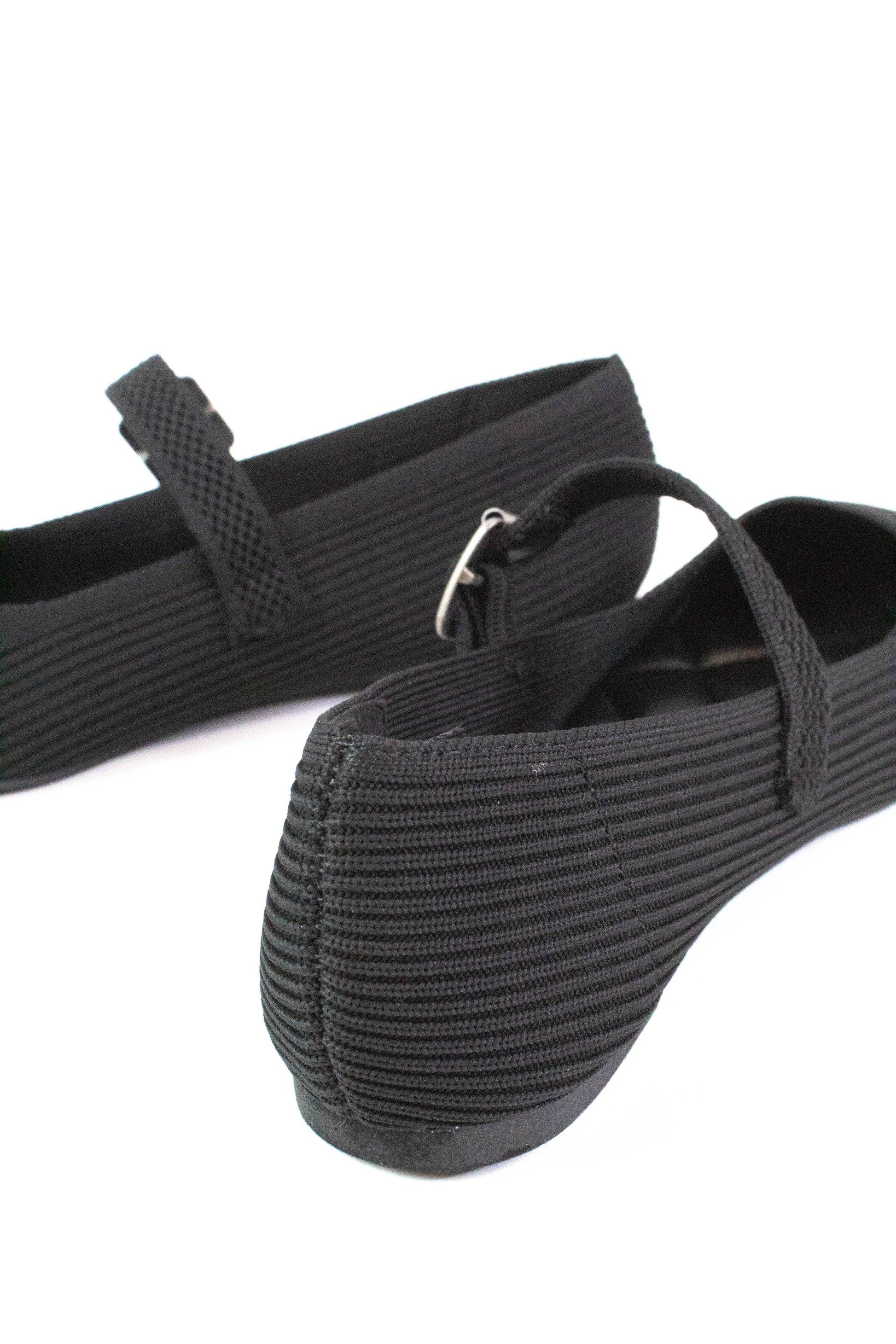  Brita Mary Jane Ballet Flat, Black Knit