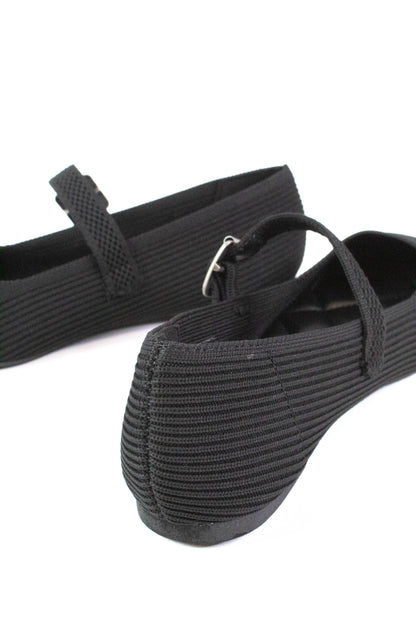  Brita Mary Jane Ballet Flat, Black Knit