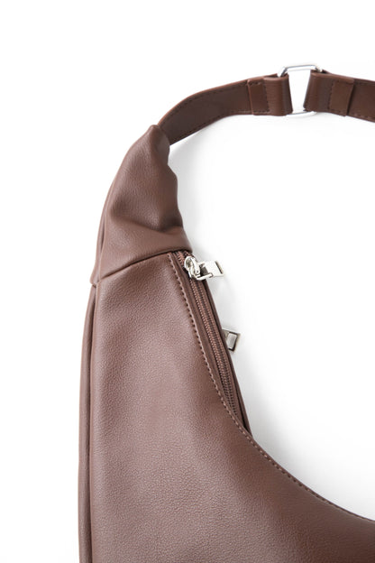  Crescent Shoulder Bag, Brown