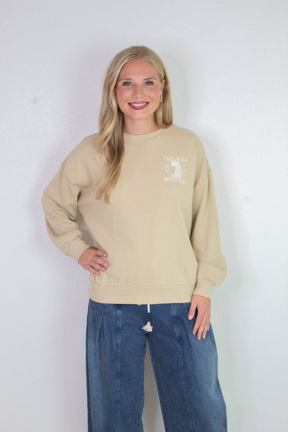  Wild Side Sweatshirt, Washed Gold | Z Supply