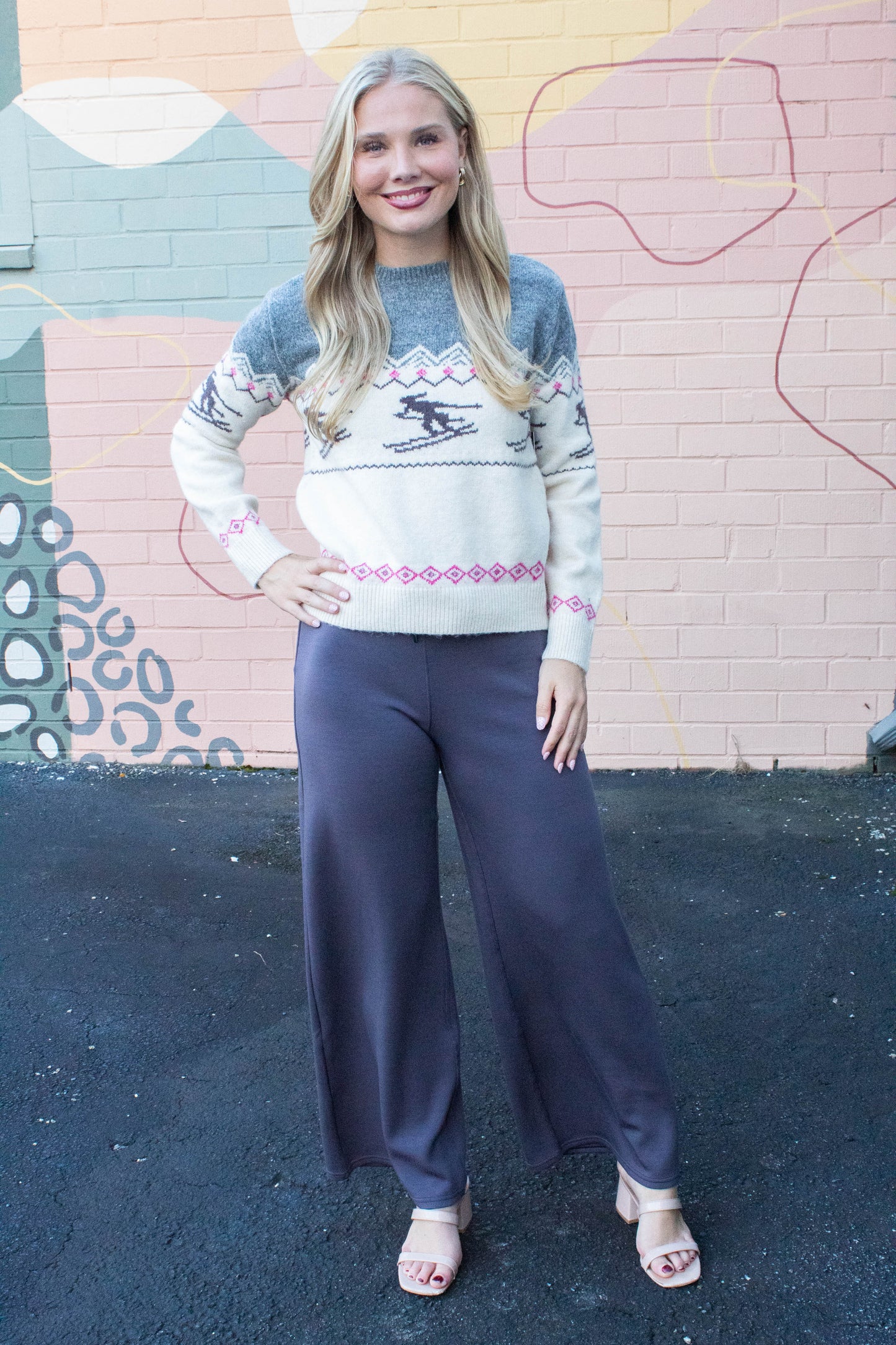 Airessentials Wide Leg Pant, Storm | SPANX