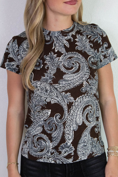  The Perfect Tee, Mineral Paisley | Sanctuary