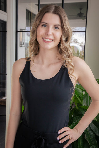  Power Boost Shelf Tank, Very Black | SPANX