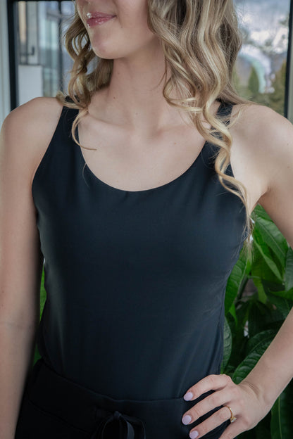  Power Boost Shelf Tank, Very Black | SPANX