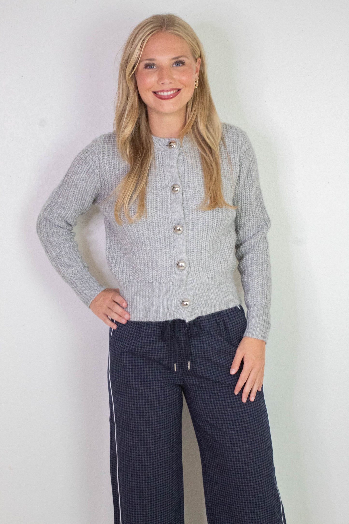  Calloway Check Woven Pants, Navy