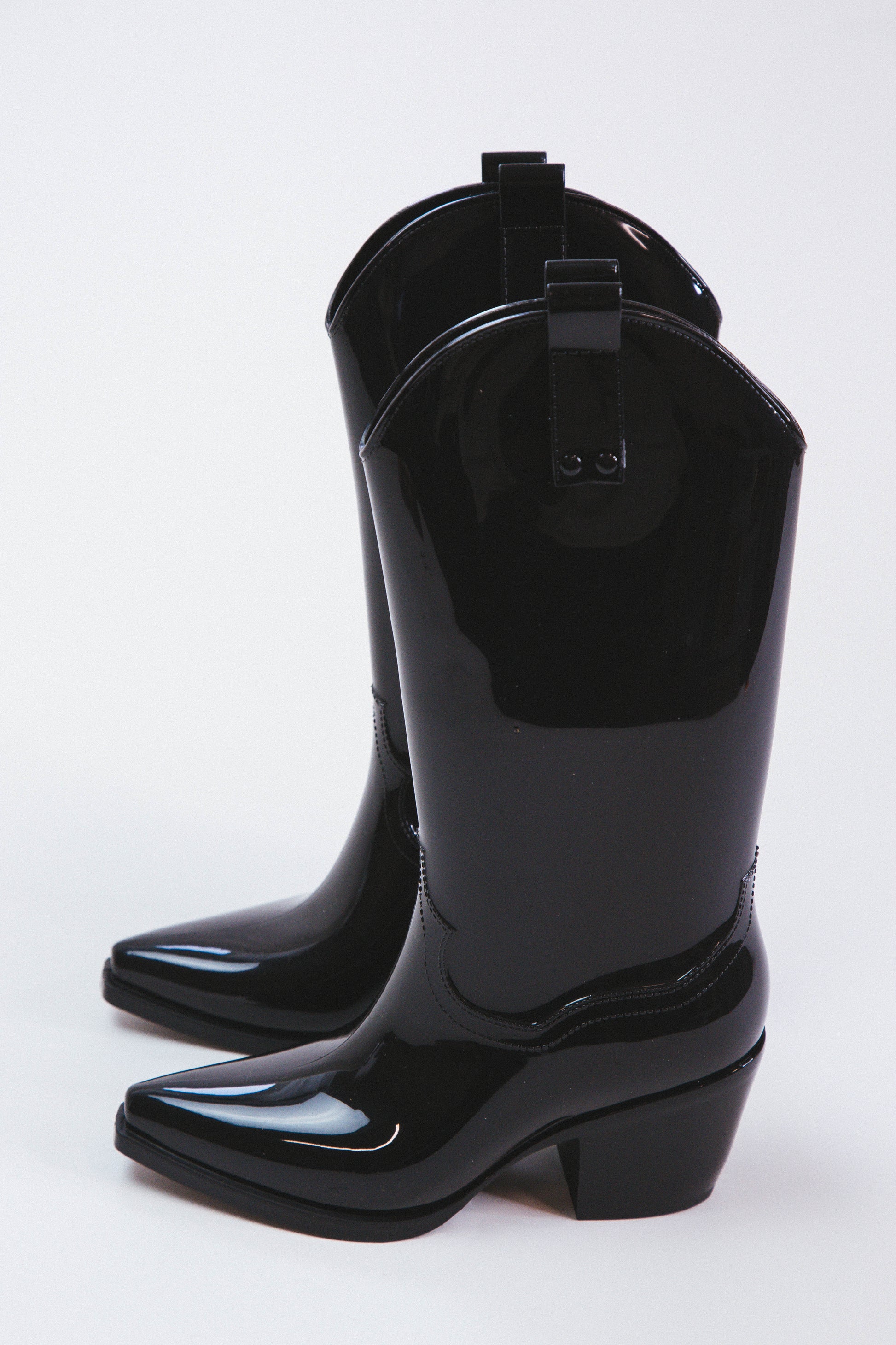  Annie Western Rain Boot, Black | Beach By Matisse